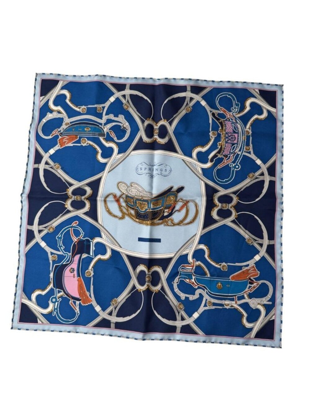 Hermes Carre 45 Spring Remix Silk Scarf Gavroche